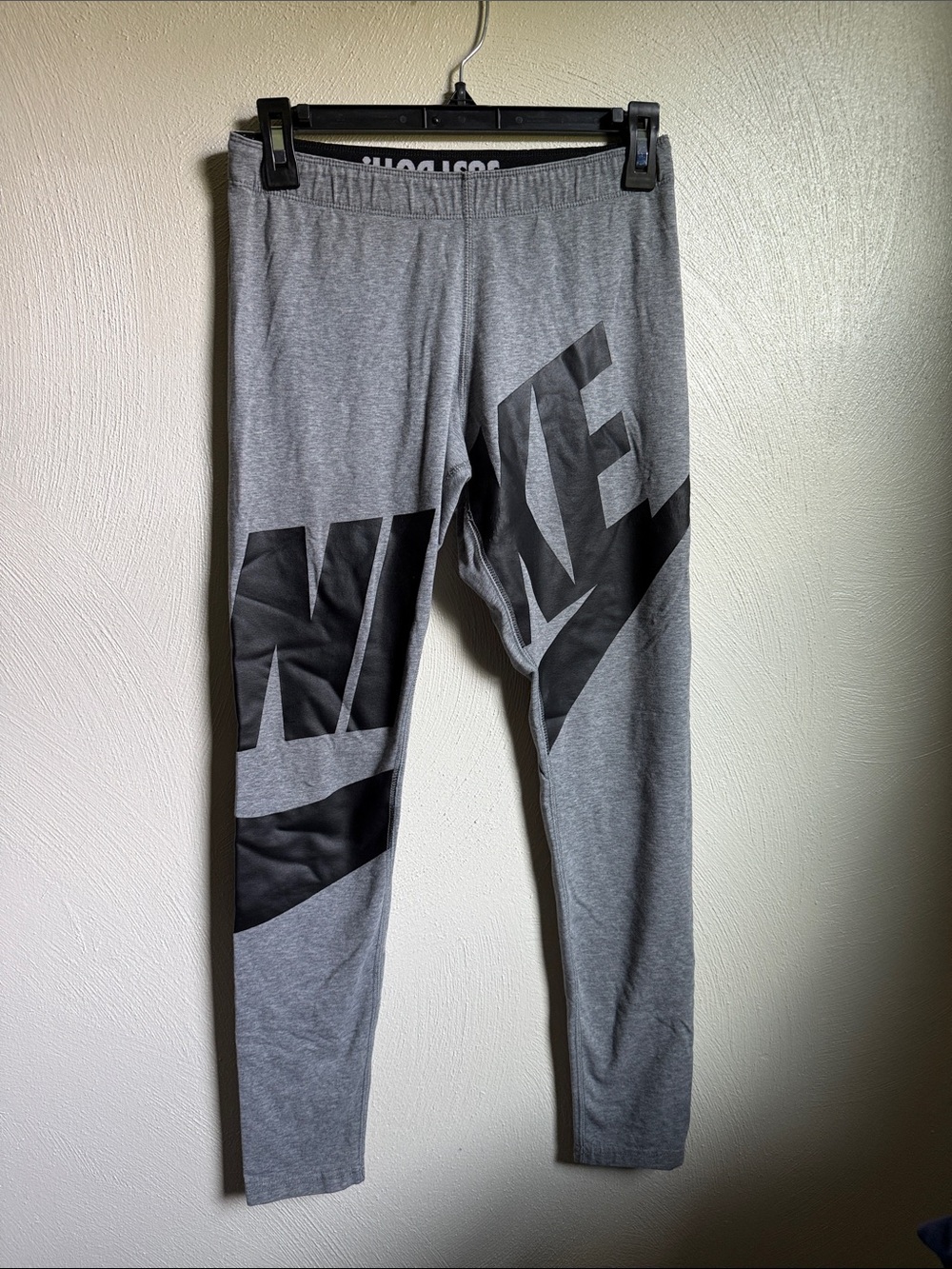 Nike Gray Joggers with Bold Black Logo
